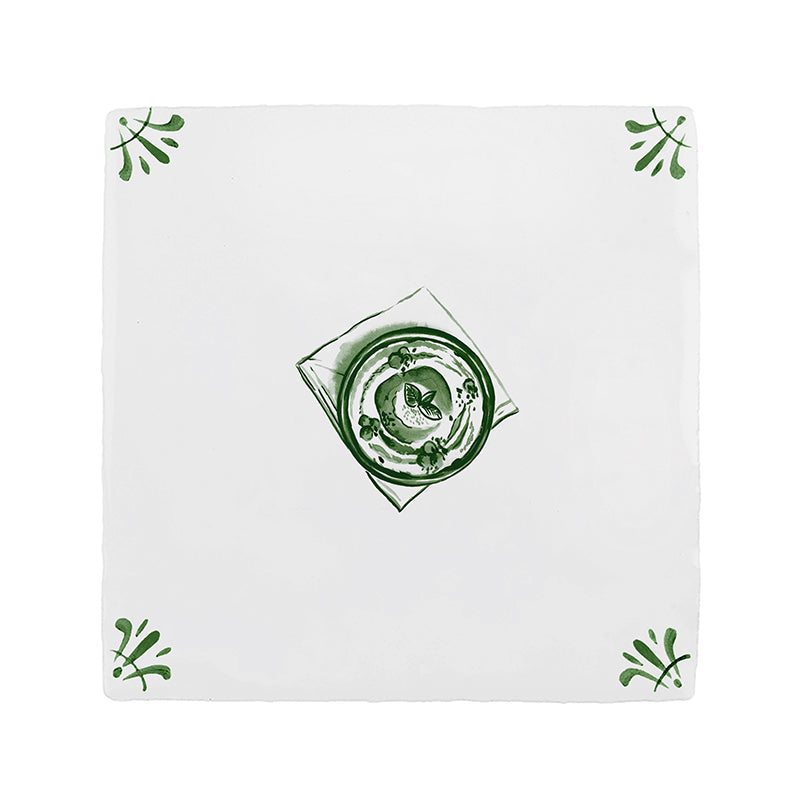 Hummus Delft Tile