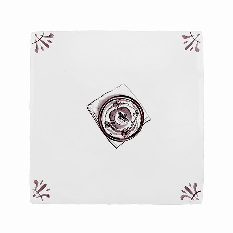 Hummus Delft Tile