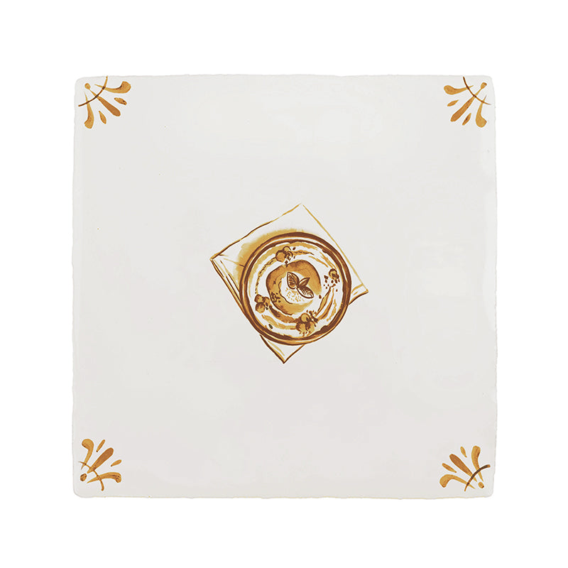 Hummus Delft Tile