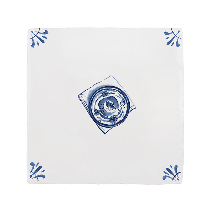 Hummus Delft Tile