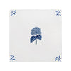 Hydrangea Delft Tile
