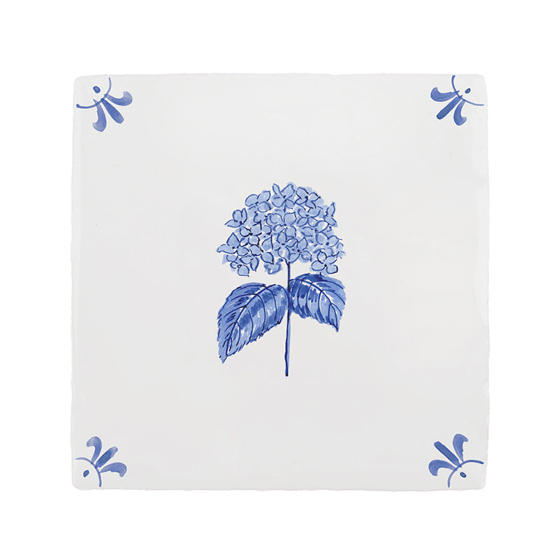 Hydrangea Delft Tile | Petra Palumbo