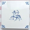 End of Line Centaur Delft Tile, Blue