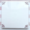 End of Line, Corners Only Delft Tile, Manganese