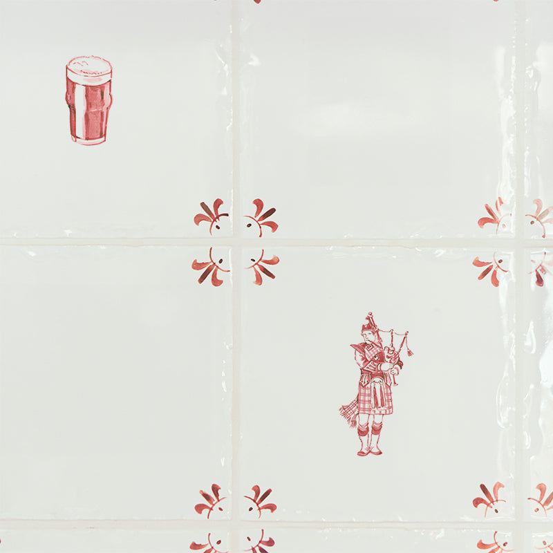 Pint of Irish Stout Delft Tile