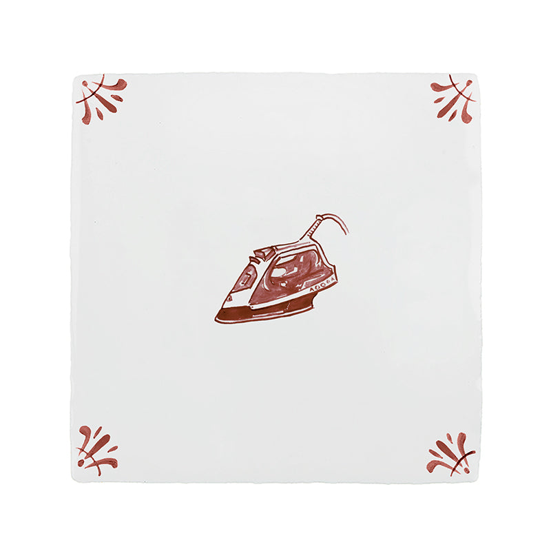 Iron Delft Tile