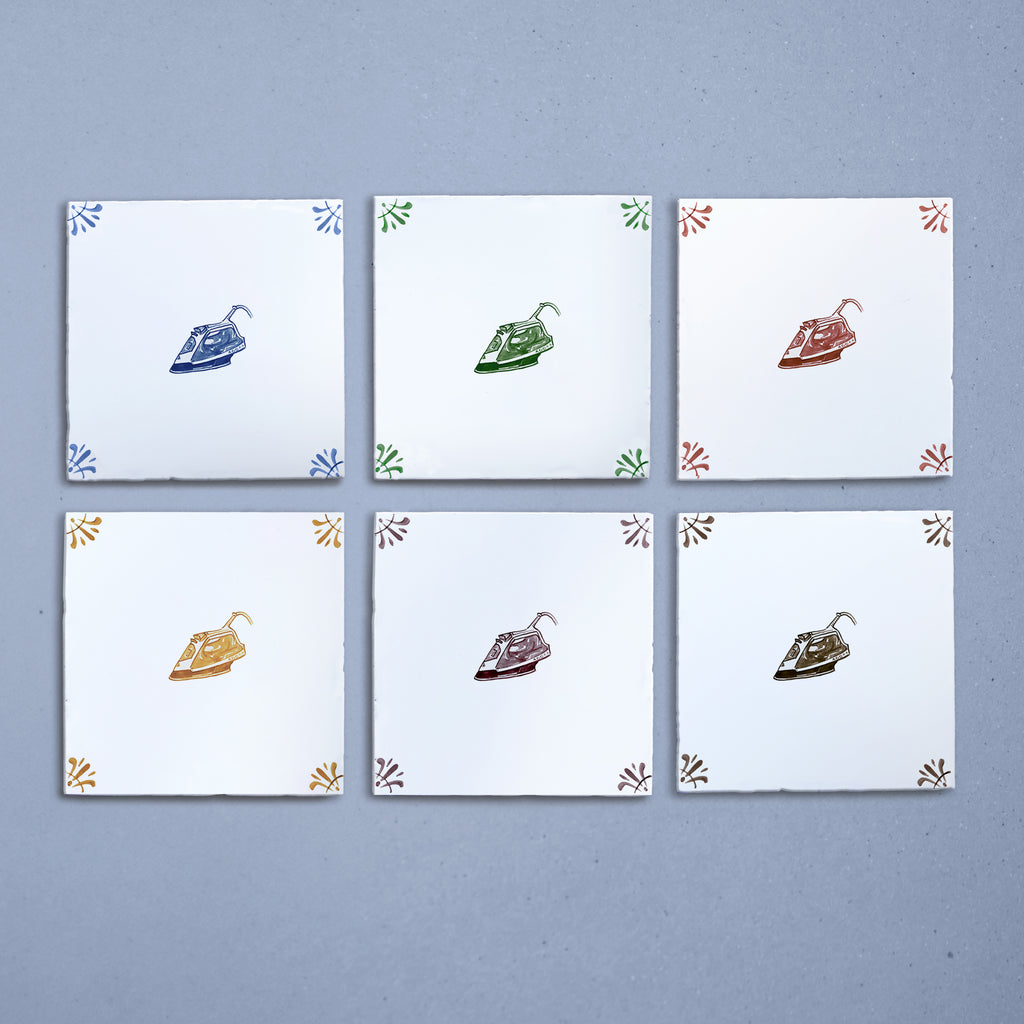 Iron Delft Tile