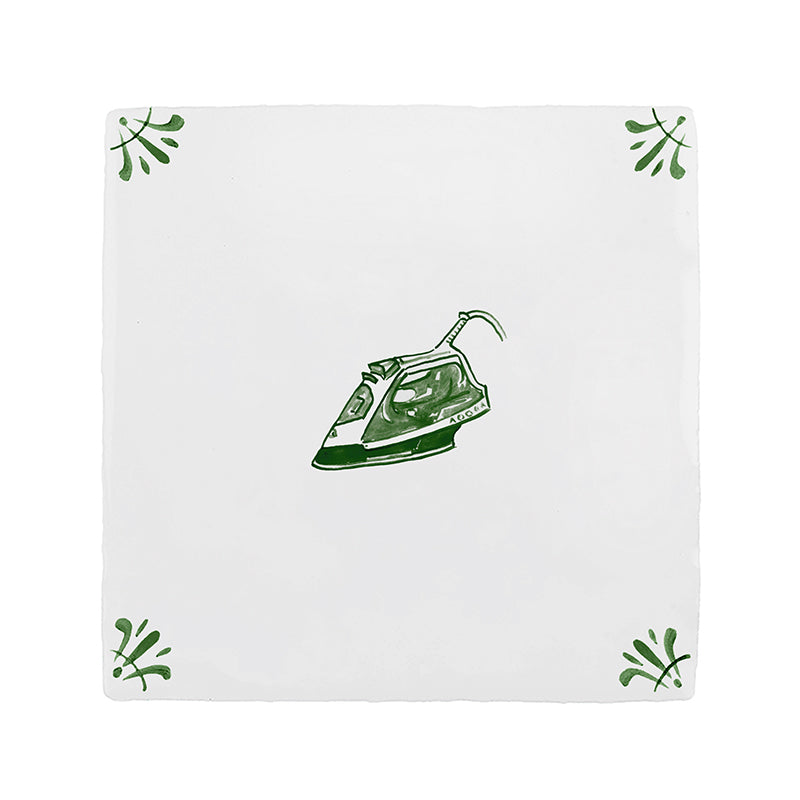 Iron Delft Tile