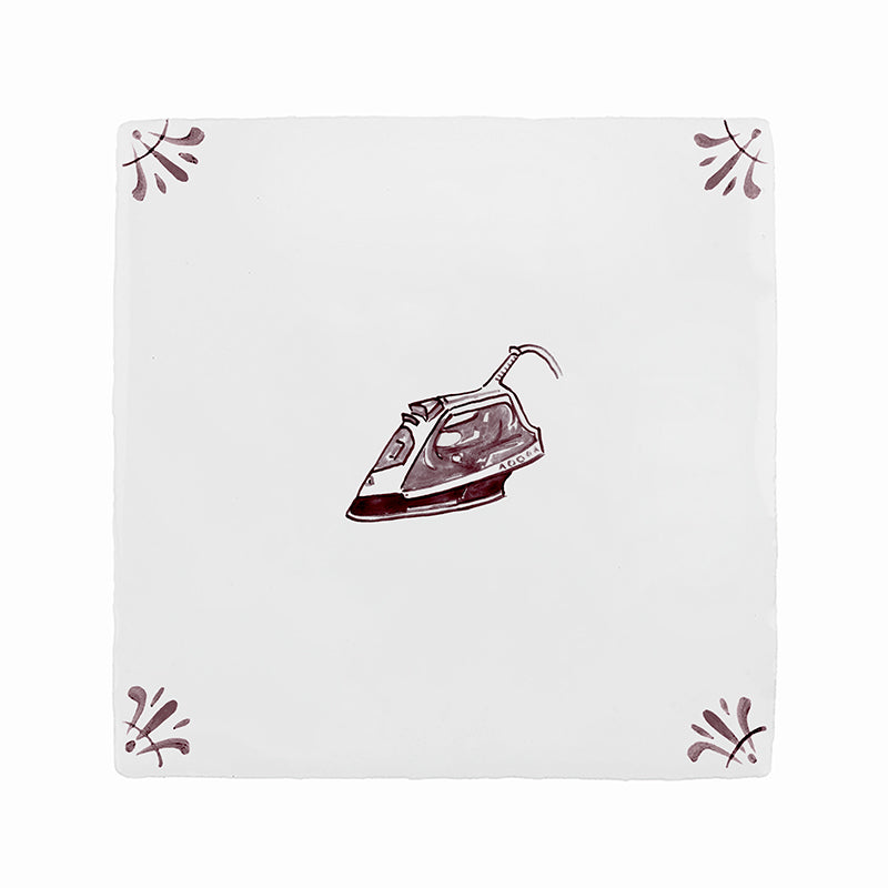 Iron Delft Tile