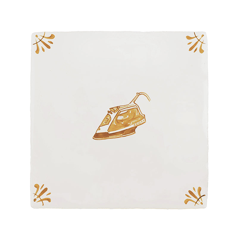 Iron Delft Tile