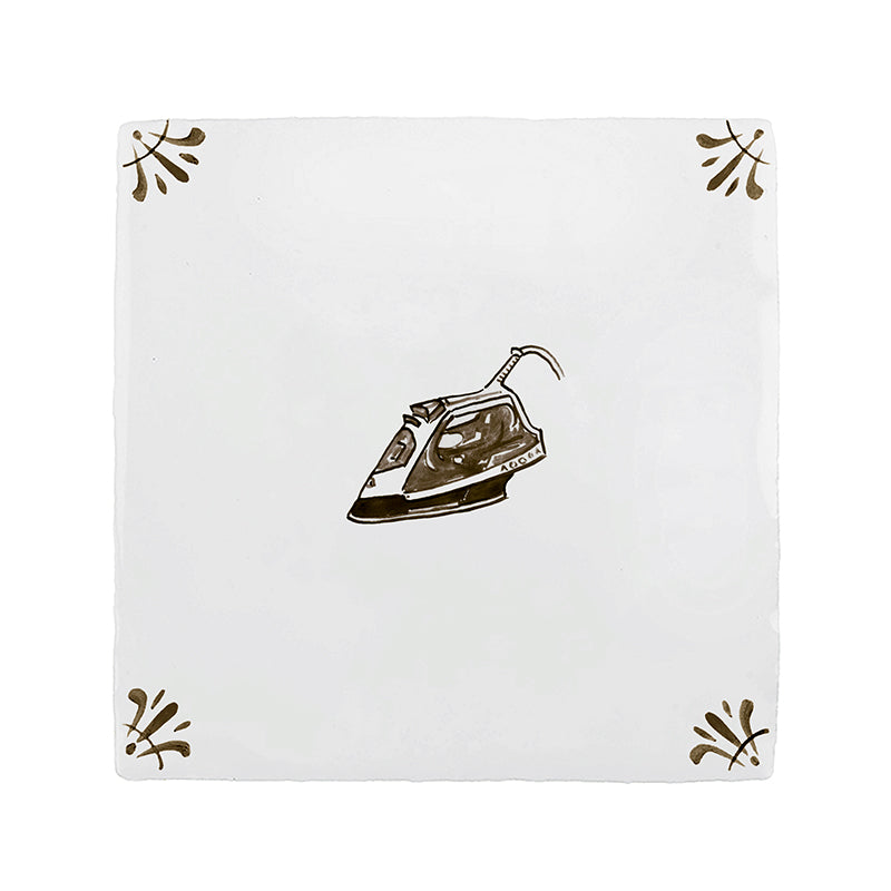 Iron Delft Tile