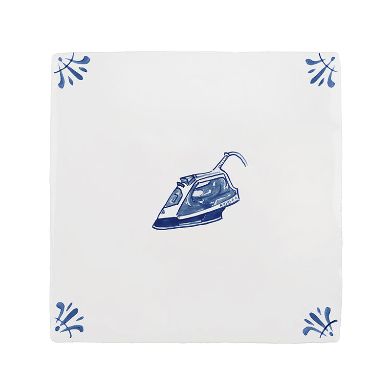 Iron Delft Tile