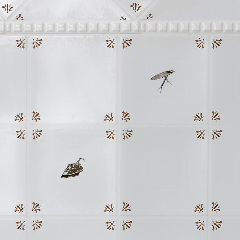 Iron Delft Tile