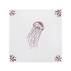 Jellyfish Delft Tile