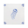 Jellyfish Delft Tile