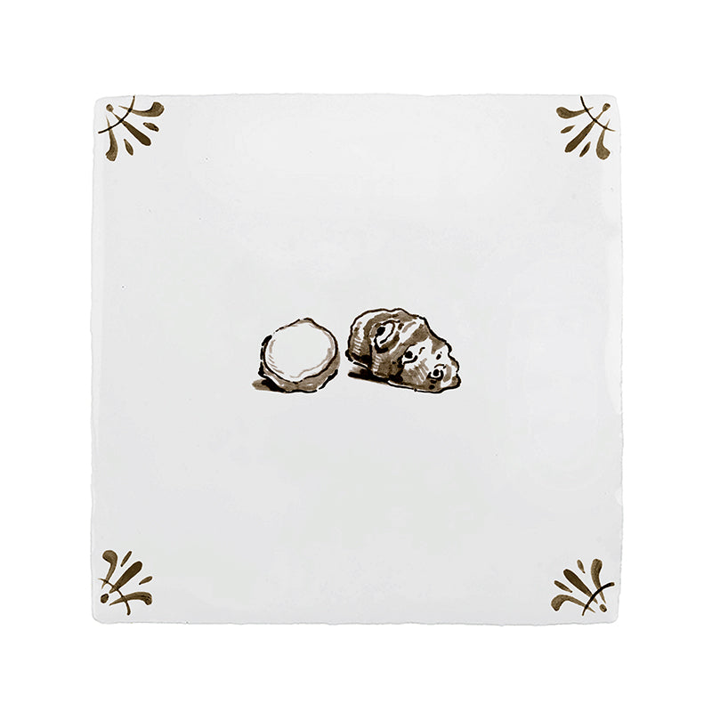 Jerusalem Artichoke Delft Tile