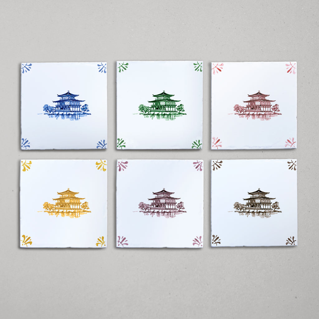 Kinkaku-Ji Delft Tile