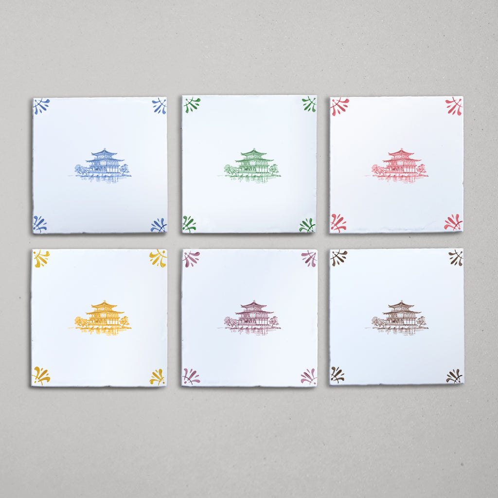 Kinkaku-Ji Delft Tile