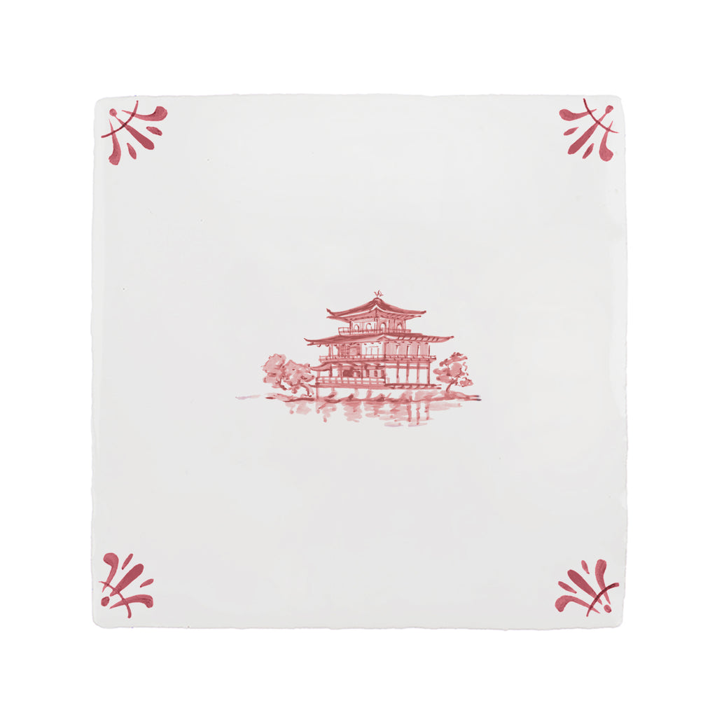 Kinkaku-Ji Delft Tile