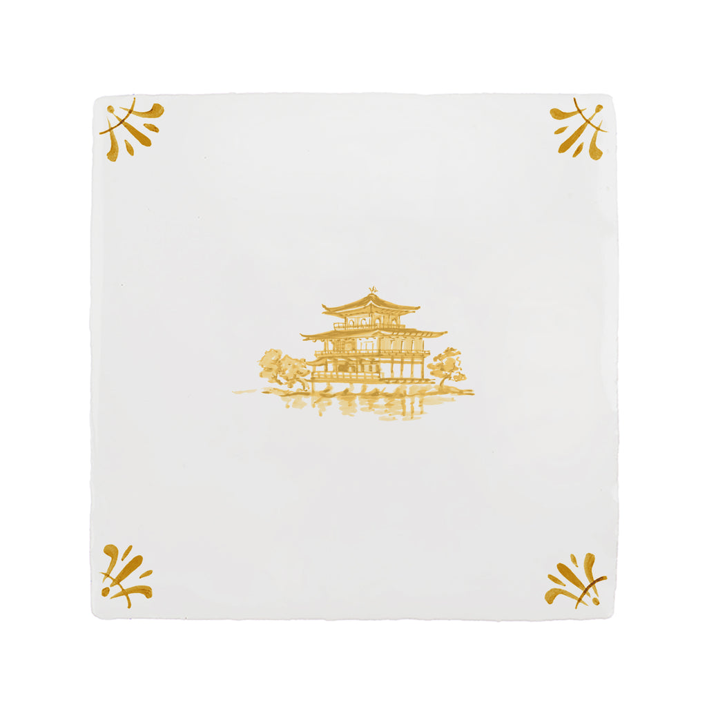 Kinkaku-Ji Delft Tile
