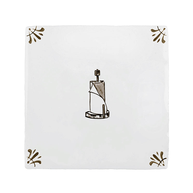 Kitchen Roll Delft Tile