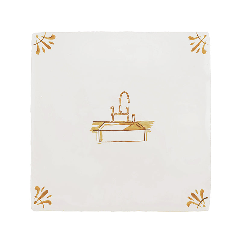 Kitchen Sink Delft Tile