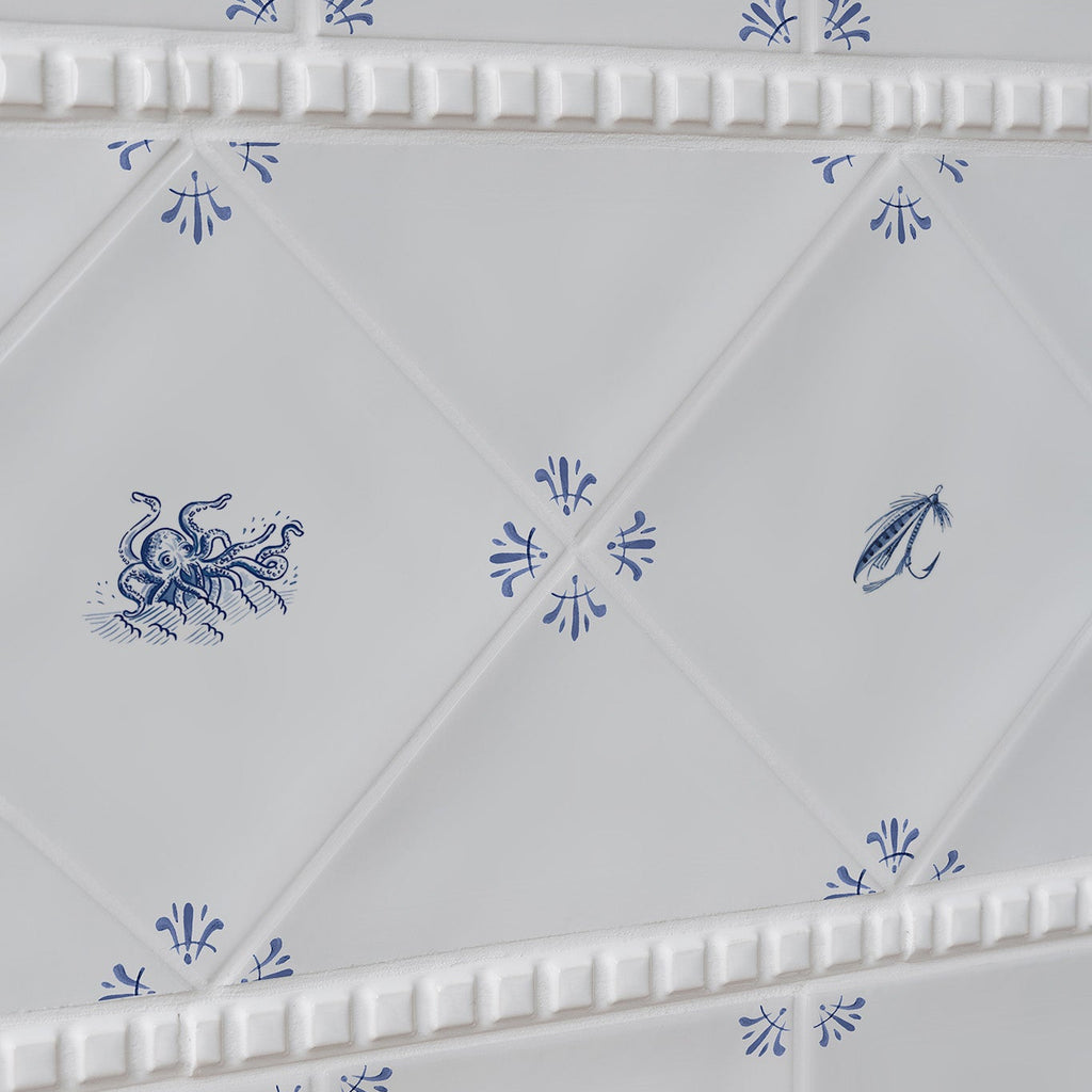 Kraken Delft Tile