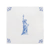 Lady Liberty Delft Tile