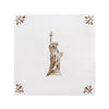 Lady Liberty Delft Tile