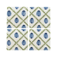 Ladybird Tiles, Celeste, Set of 4