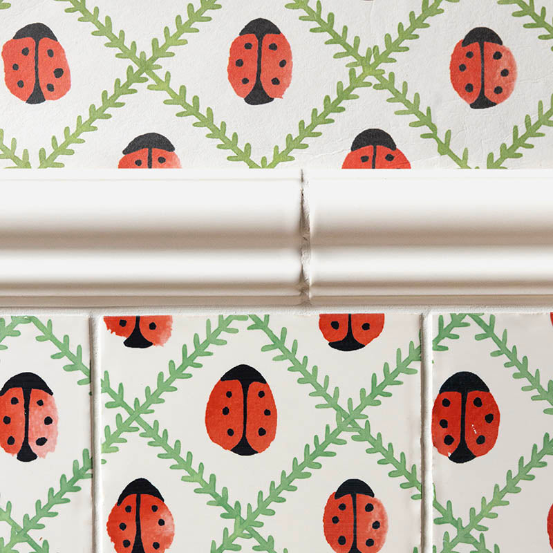 Ladybird Tiles, Set of 4, Lavinia