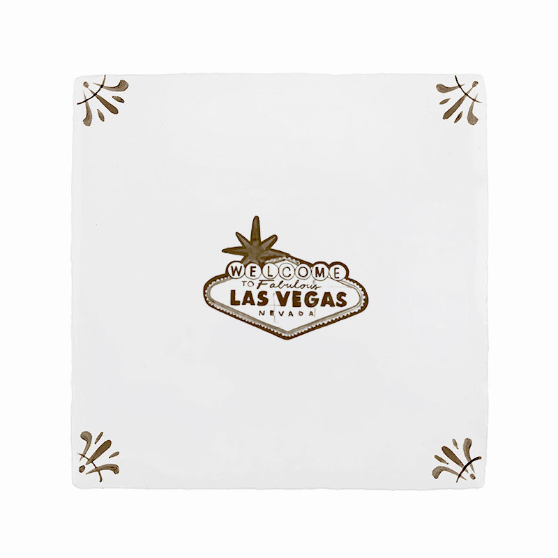 Las Vegas Sign Delft Tile