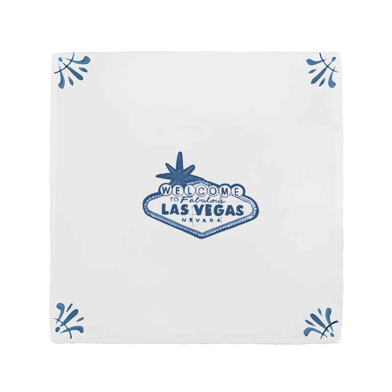 Las Vegas Sign Delft Tile