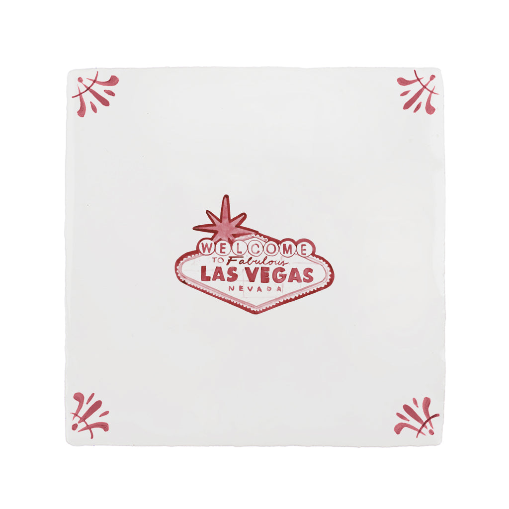 Las Vegas Sign Delft Tile