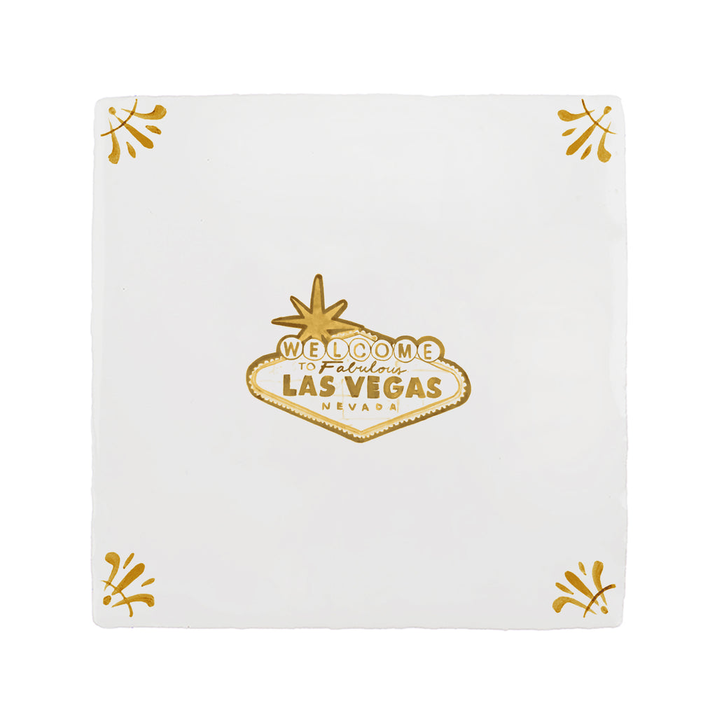 Las Vegas Sign Delft Tile