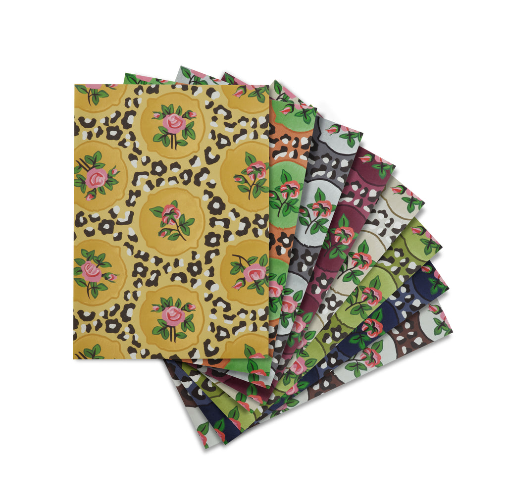 Leopard & Roses Wallpaper Sample Pack