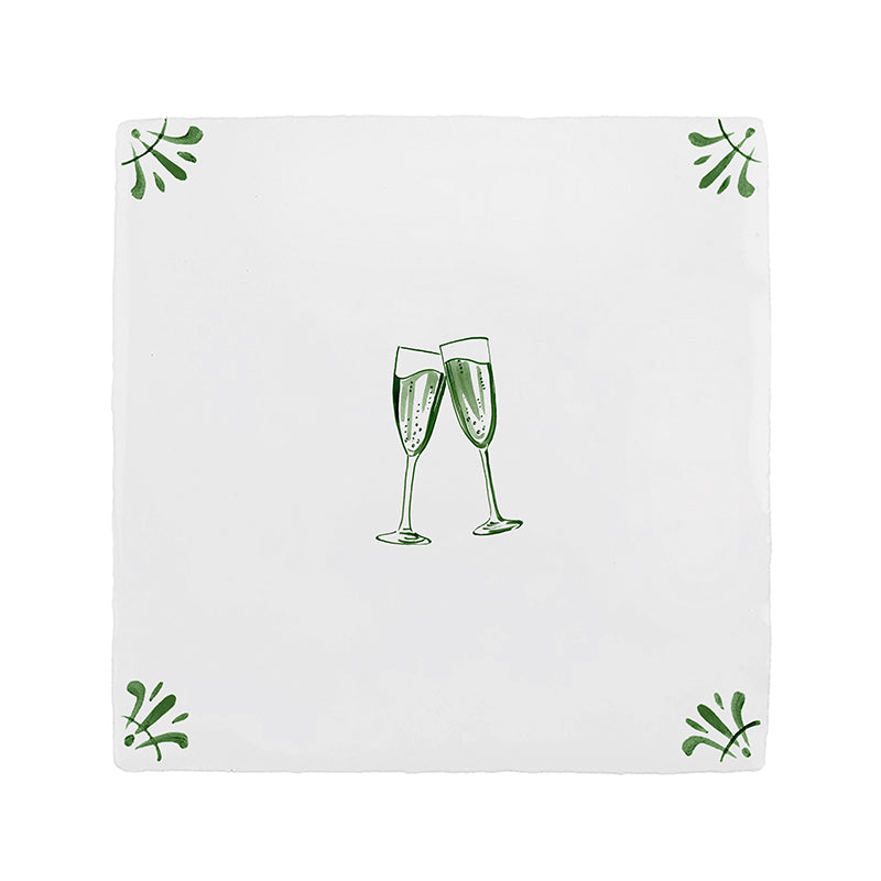 Let's Celebrate Delft Tile