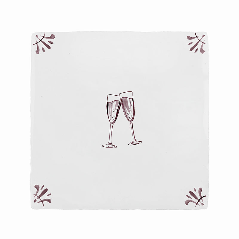 Let's Celebrate Delft Tile