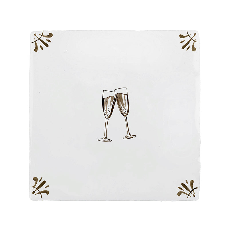 Let's Celebrate Delft Tile