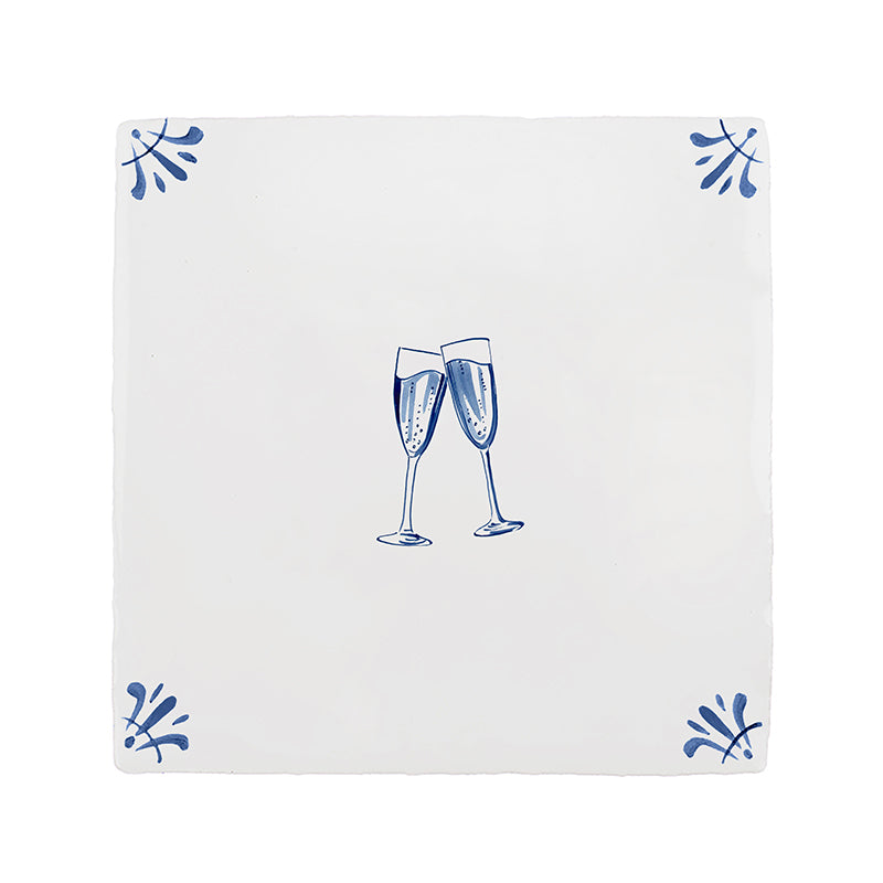 Let's Celebrate Delft Tile