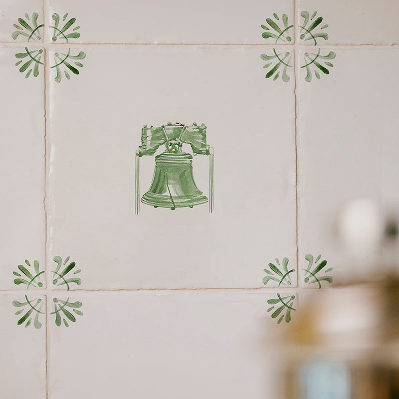 Liberty Bell Delft Tile