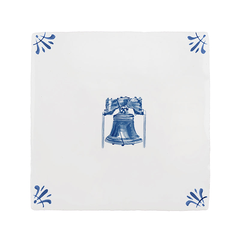 Liberty Bell Delft Tile