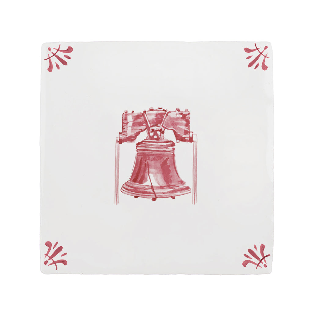 Liberty Bell Delft Tile
