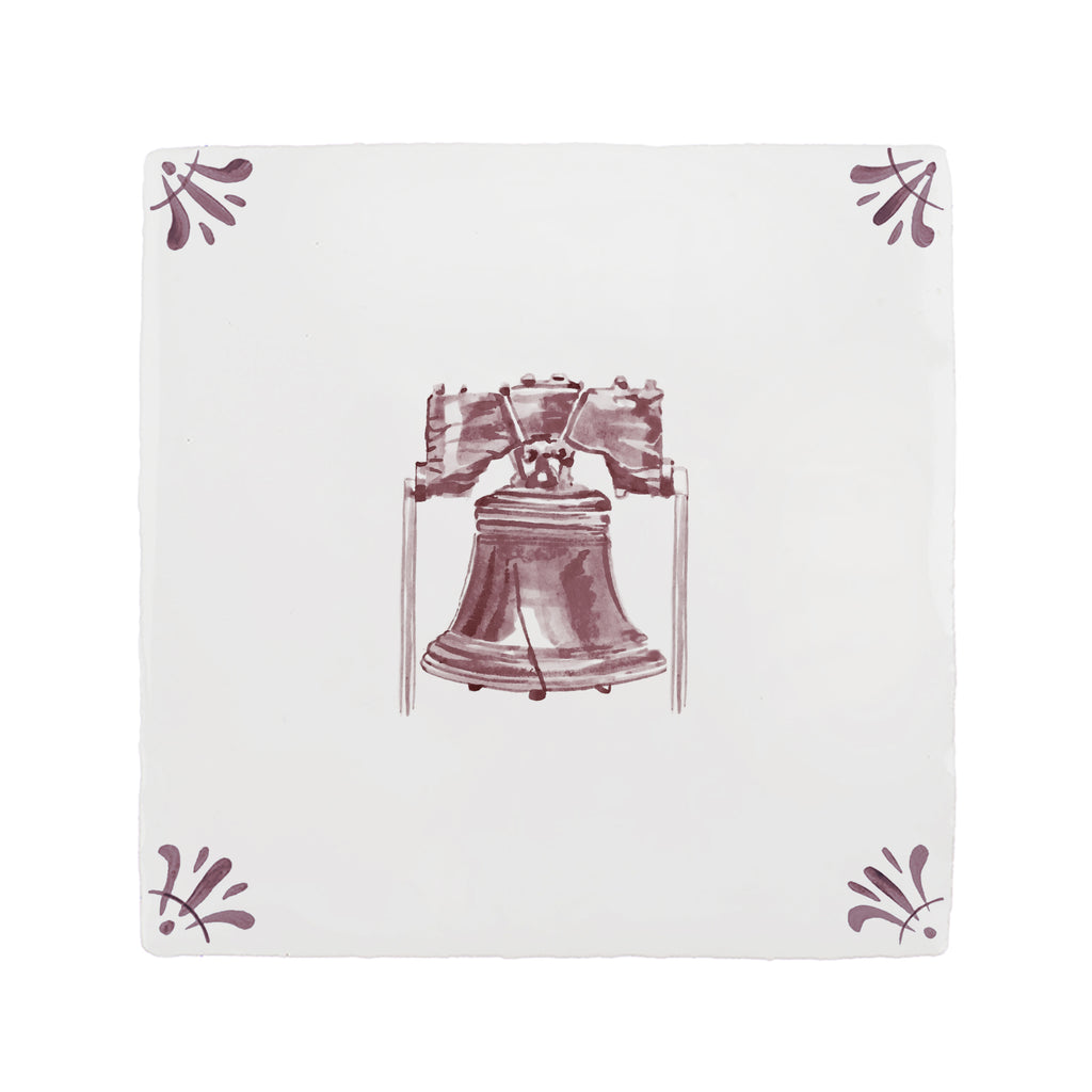 Liberty Bell Delft Tile