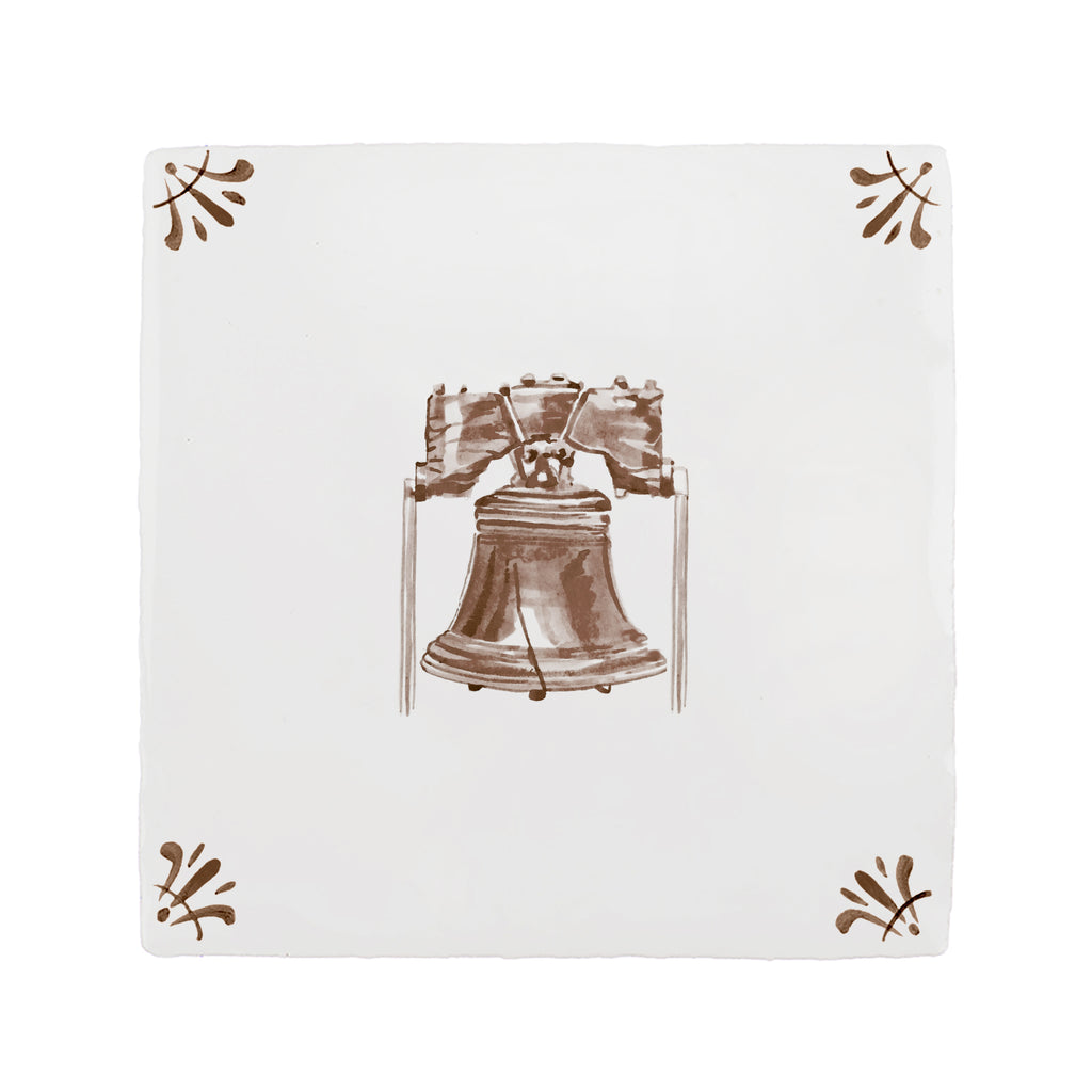 Liberty Bell Delft Tile