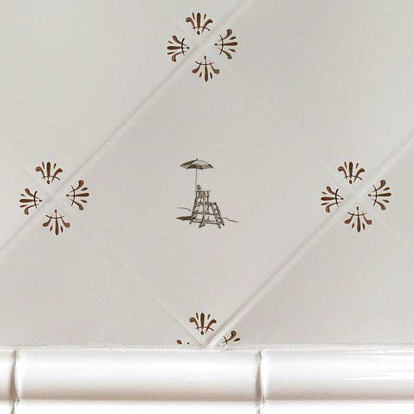 Life Guard Chair Delft Tile