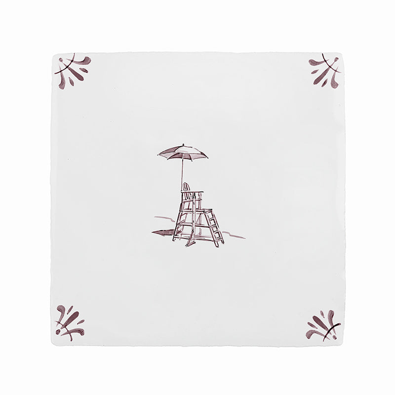 Life Guard Chair Delft Tile