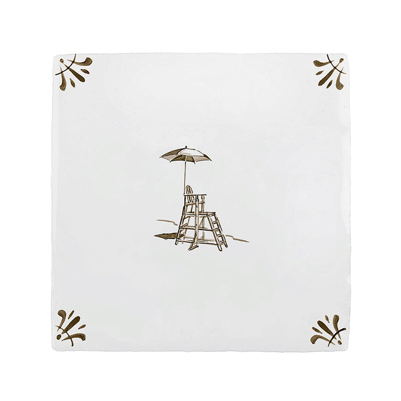 Life Guard Chair Delft Tile