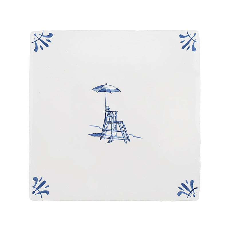 Life Guard Chair Delft Tile