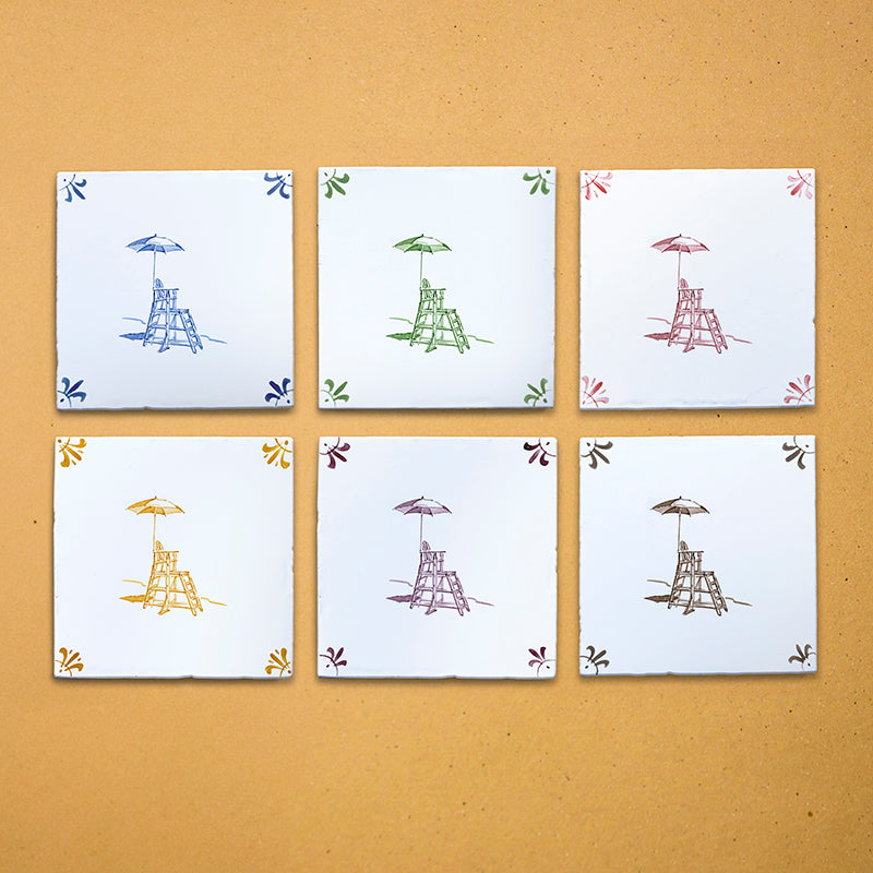 Life Guard Chair Delft Tile